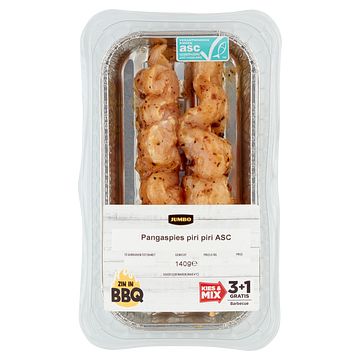 Foto van 4 verpakkingen | jumbo pangaspies piri piri 140g aanbieding bij jumbo