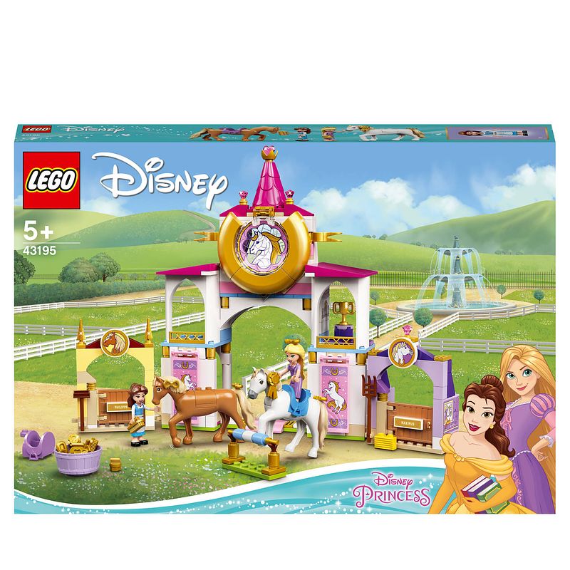 Foto van Lego disney belle en rapunzel's koninklijke paardenstal - 43195