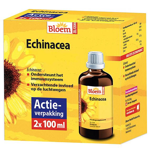 Foto van Bloem echinacea druppels duopak