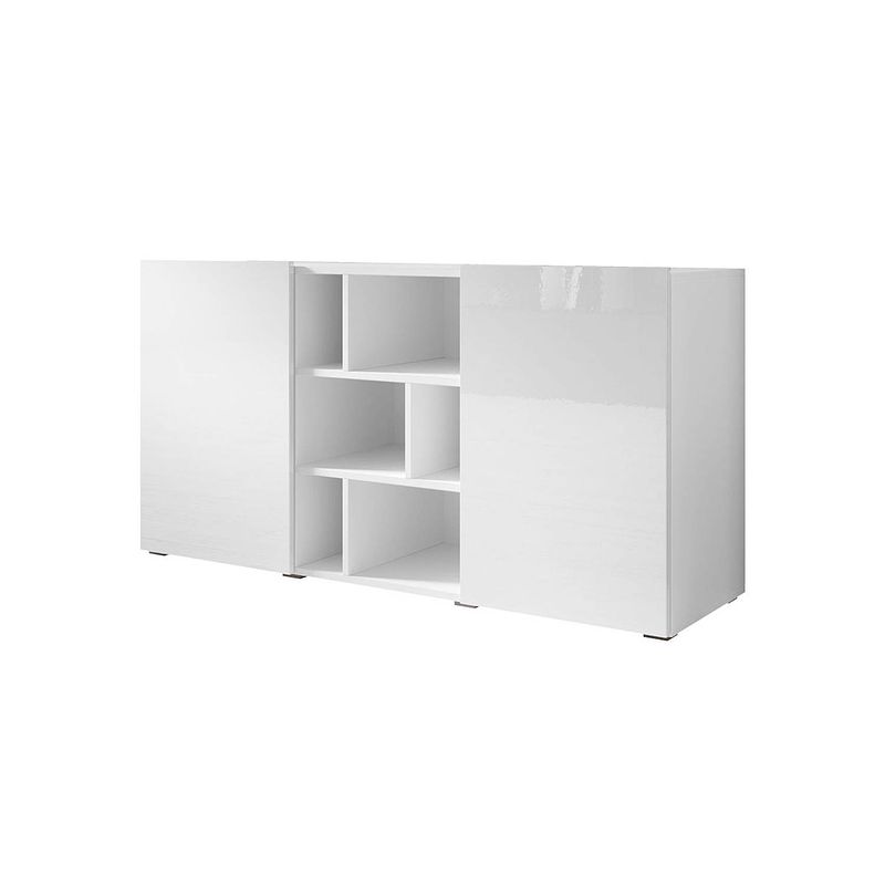 Foto van Meubella dressoir arizona - wit - 132 cm