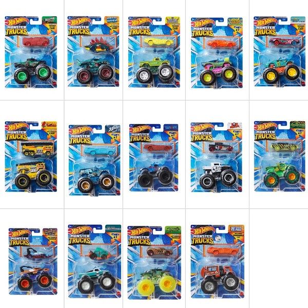 Foto van Hot wheels monster trucks + bonus 1:64