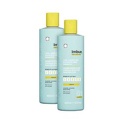 Foto van Imbue. - curl liberating shampoo - sulfaatvrij - voordeelverpakking - 2 x 400 ml