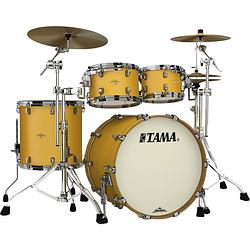 Foto van Tama ma42tzbns-sam starclassic maple satin aztec gold metallic 4d. shellset zwart vernikkelde hardware