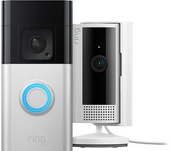 Foto van Ring battery video doorbell plus + indoor cam 2nd gen