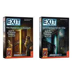 Foto van Spellenbundel - 2 stuks - bordspel - exit - het mysterieuze museum & de onheilspellende villa