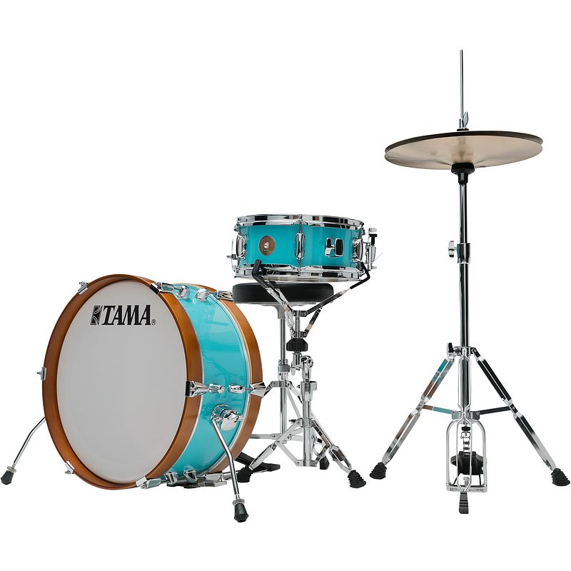 Foto van Tama ljk28s-aqb club jam mini aqua blue 2-delige shellset