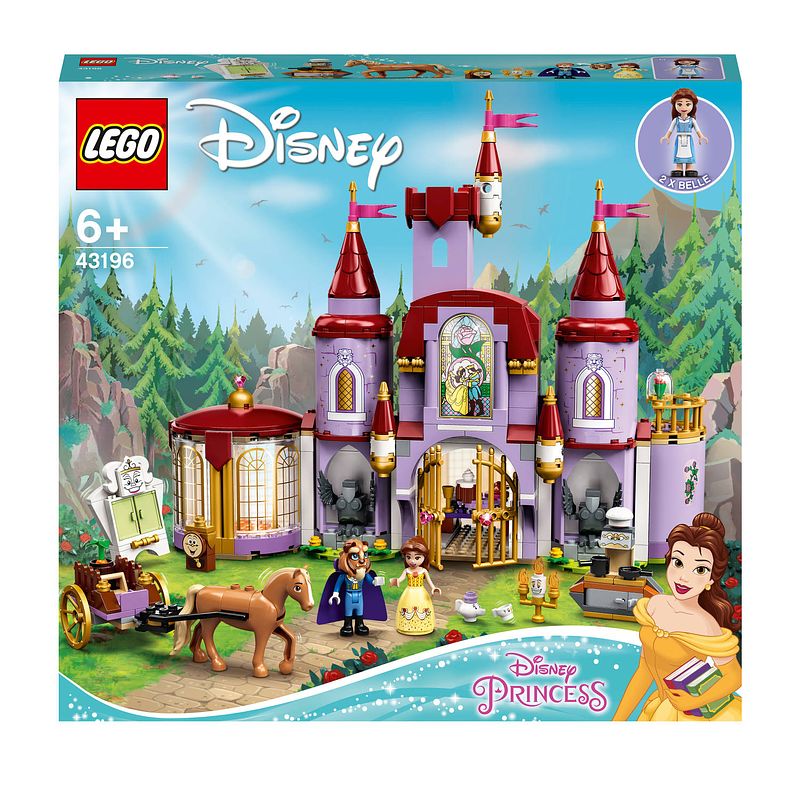 Foto van Lego disney princess disney belle en het beest kasteel speelgoed 431