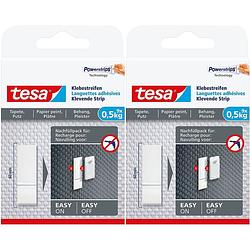 Foto van Powerstrips behang/pleisterwerk tesa 18 stuks - tape (klussen)