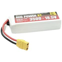 Foto van Red power lipo accupack 18.5 v 3500 mah 25 c softcase xt90