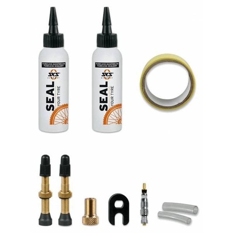 Foto van Sks tubeless kit 29 mm met lekbescherming 10-delig