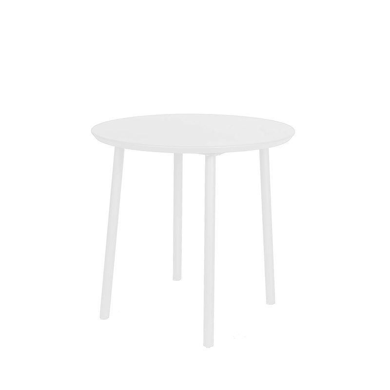 Foto van George table diameter80x75 cm alu white