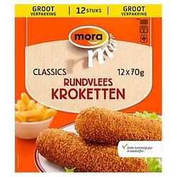 Foto van Mora classics rundvlees kroketten 12 x 70g bij jumbo