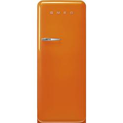 Foto van Smeg fab28ror5 koelkast met vriesvak oranje