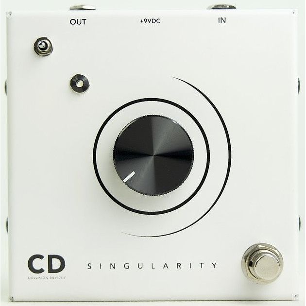 Foto van Collision devices singularity white fuzz effectpedaal