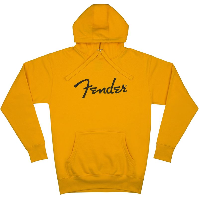 Foto van Fender spaghetti logo hoodie butterscotch blonde xl