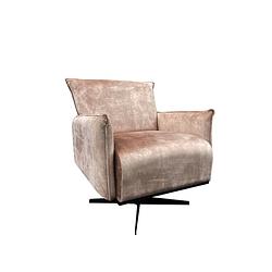 Foto van Livingfurn - fauteuils philippe torre 4 - stof / gecoat staal