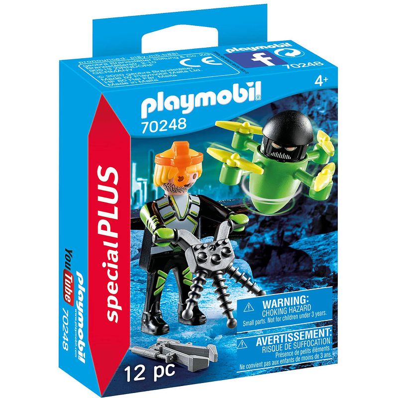 Foto van Playmobil special plus agent met drone 70248