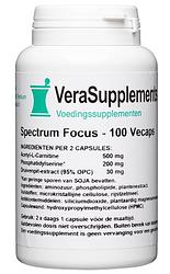 Foto van Verasupplements spectrum focus tabletten