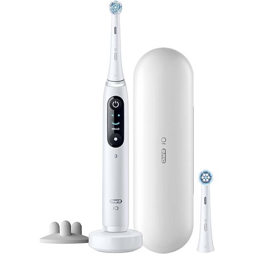 Foto van Oral-b elektrische tandenborstel io serie 8s(wit) + extra refill