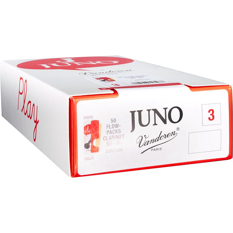 Foto van Vandoren juno jcr01350 clarinette sib 3 rieten voor bb-klarinet (50 stuks)