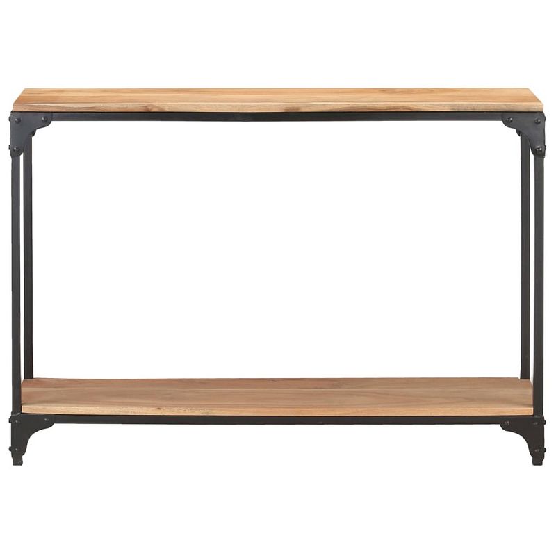 Foto van The living store consoletafel massief acaciahout - 110 x 30 x 75 cm - natuurlijke afwerking