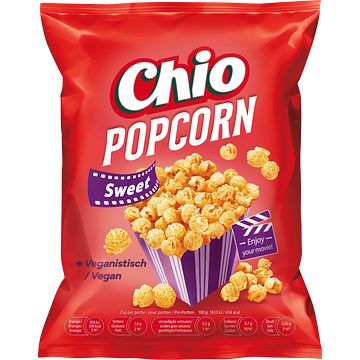 Foto van 2 voor € 2,75 | chio popcorn sweet 150g aanbieding bij jumbo