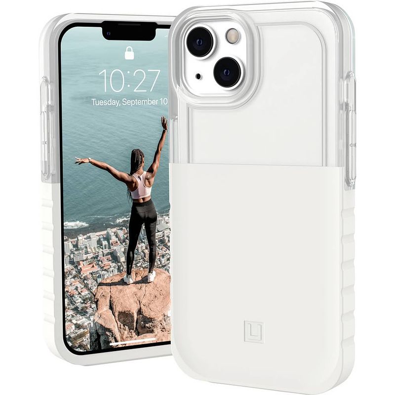 Foto van Urban armor gear dip case backcover apple iphone 13 wit