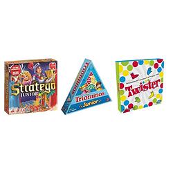 Foto van Spellenbundel - 3 stuks - stratego junior & triominos junior & twister