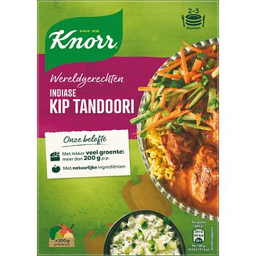 Foto van 1+1 gratis | knorr wereldgerechten maaltijdpakket indiase kip tandoori 303g aanbieding bij jumbo