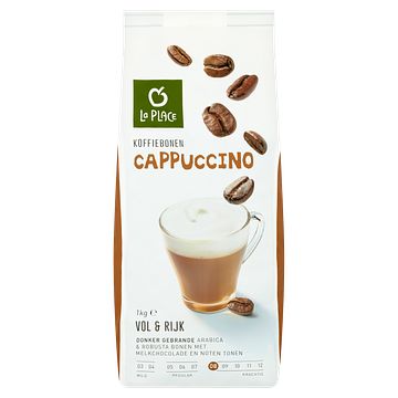 Foto van La place koffiebonen cappuccino 1kg bij jumbo