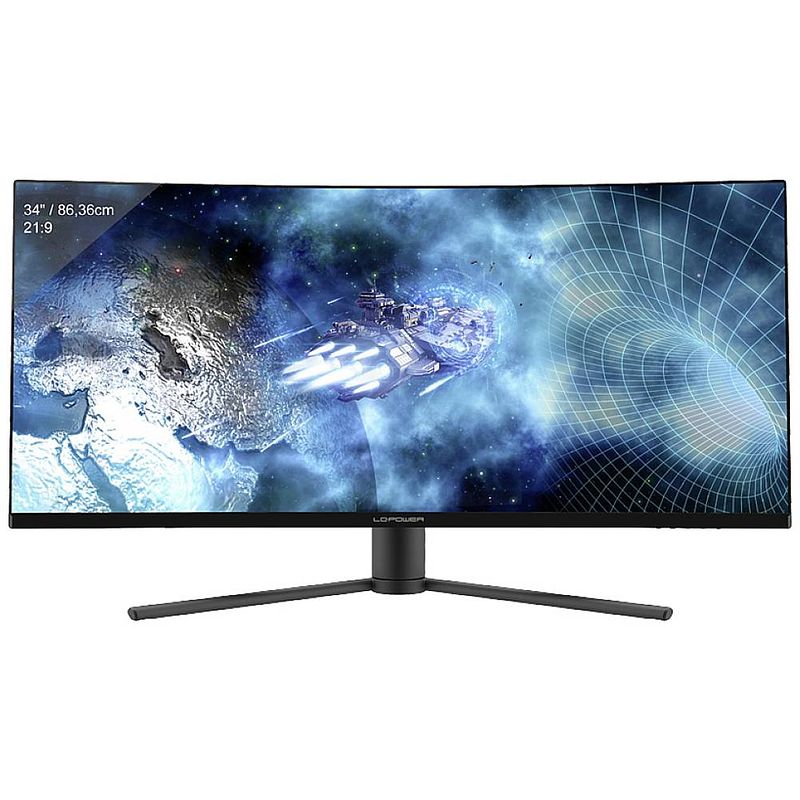 Foto van Lc power lc-power gaming monitor 86.4 cm (34 inch) energielabel g (a - g) 3440 x 1440 pixel uwqhd 4 ms hdmi, displayport, audio-line-out va lcd