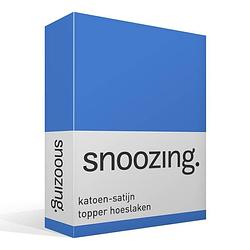 Foto van Snoozing - katoen-satijn - topper - hoeslaken - 160x220 - meermin