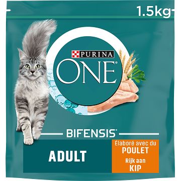 Foto van Purina® one adult rijk aan kip kattenvoer 1, 5kg bij jumbo