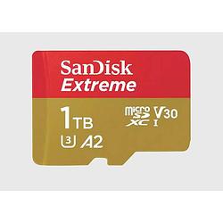 Foto van Sandisk extreme microsdxc-kaart 1024 gb uhs-class 3 schokbestendig, waterdicht