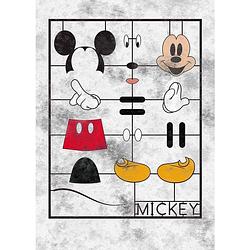 Foto van Komar mickey kit vlies fotobehang 200x280cm 4-banen