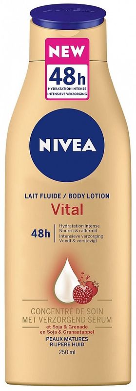 Foto van Nivea vital 48h body lotion