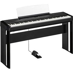 Foto van Yamaha p-525 b digitale piano zwart set met onderstel