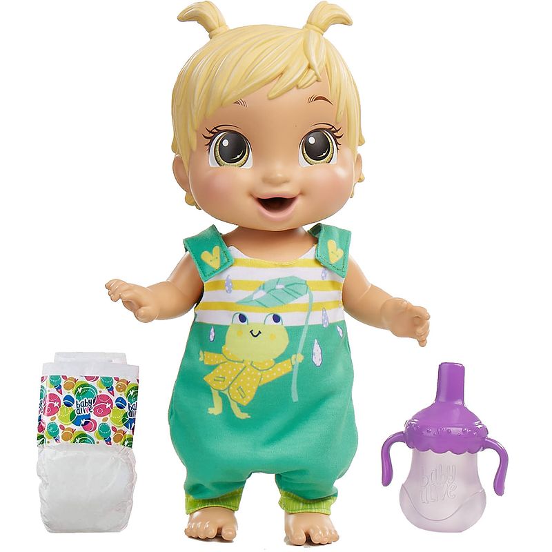 Foto van Baby alive babypop gotta bounce frog junior polyester groen