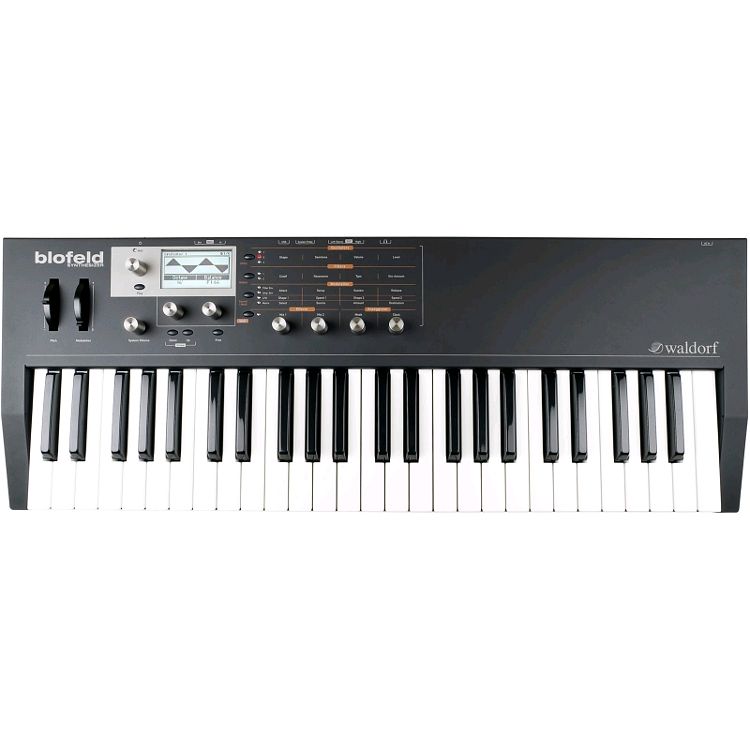 Foto van Waldorf blofeld keyboard virtual analog synthesizer zwart