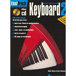Foto van De haske fasttrack keyboard 2 keyboardlesboek