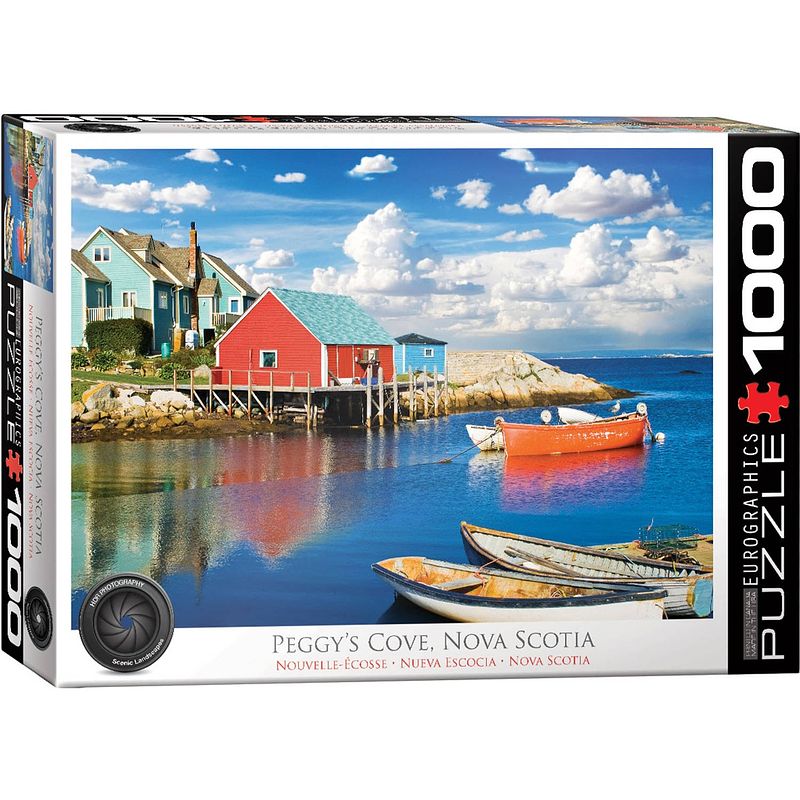 Foto van Eurographics puzzel peggy'ss cove nova scotia - 1000 stukjes