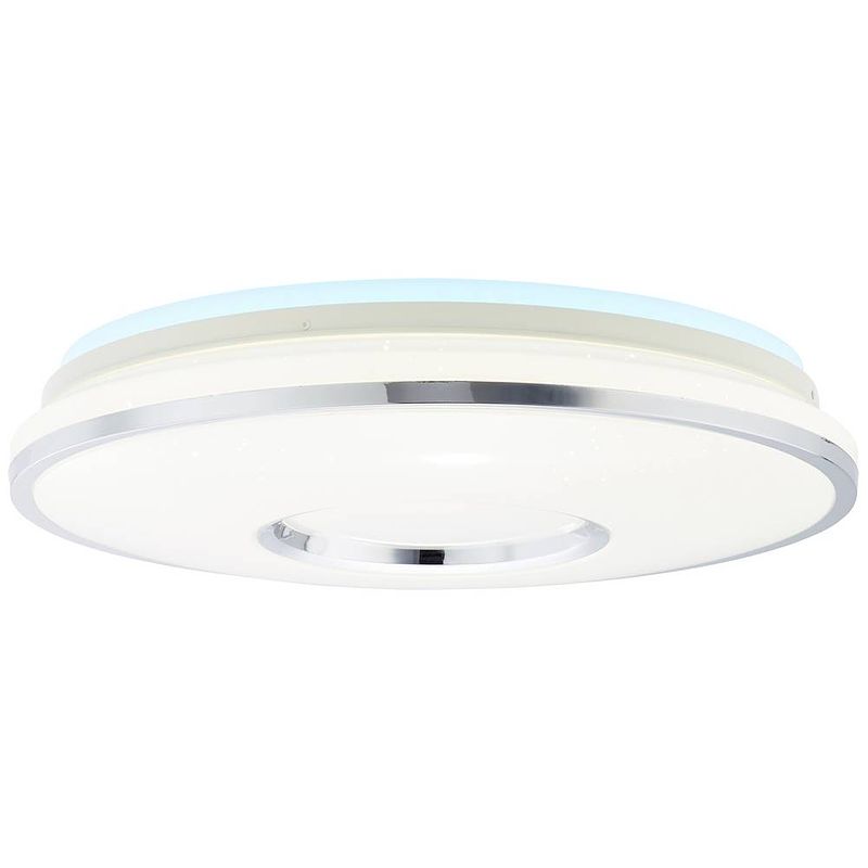 Foto van Brilliant g97044/58 visitation led-plafondlamp led energielabel: f (a - g) 32 w wit, zilver