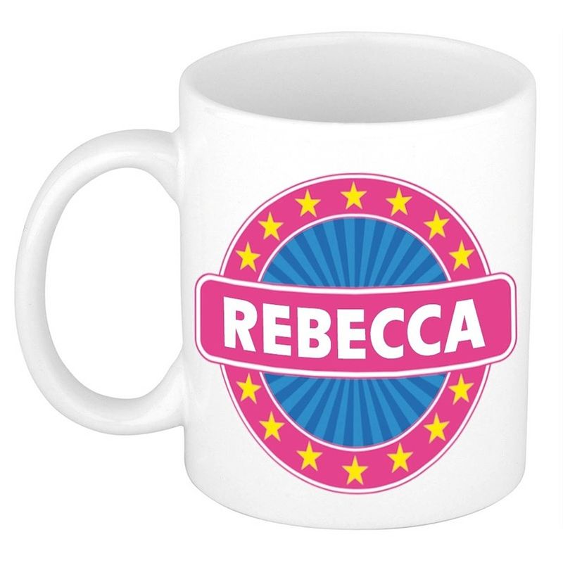 Foto van Rebecca naam koffie mok / beker 300 ml - namen mokken