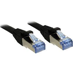 Foto van Lindy 47186 rj45 netwerkkabel, patchkabel cat 6a s/ftp 30.00 m zwart snagless 1 stuk(s)