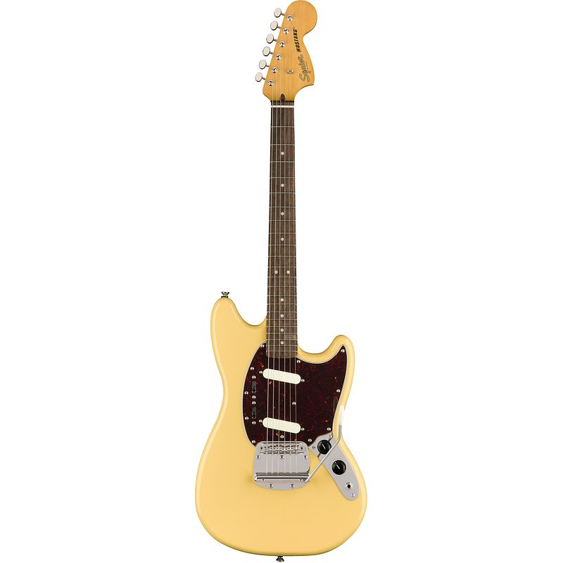 Foto van Squier classic vibe 60s mustang vintage white