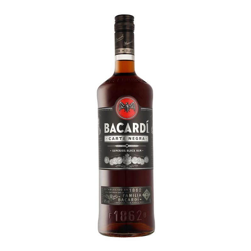 Foto van Bacardi carta negra 1ltr rum