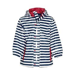 Foto van Playshoes regenjas maritiem navy/wit junior maat 98