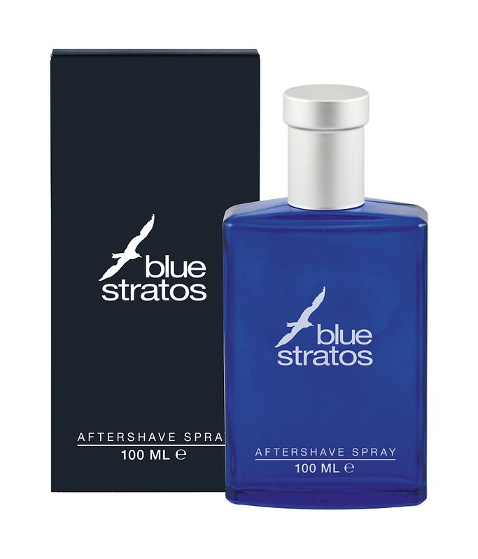 Foto van Blue stratos aftershave spray