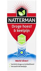 Foto van Natterman droge hoest + keelpijn 2in1 siroop