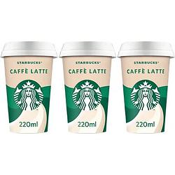 Foto van Starbucks chilled coffee caffe latte ijskoffie 3 x 220ml bij jumbo